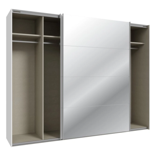 Szafa ubraniowa 270 cm Kolor Biały